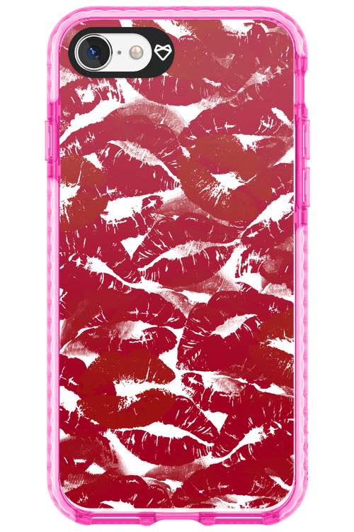 Burgundy and Kiss 2.0 - Apple iPhone SE 2022