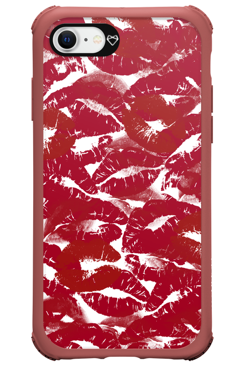 Burgundy and Kiss - Apple iPhone 8