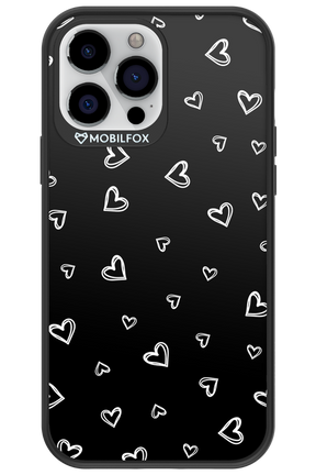 Monochrome Hearts 2.0 - Apple iPhone 13 Pro Max