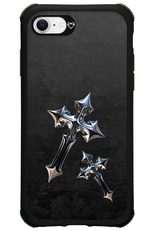 Chrome Crosses - Apple iPhone 8