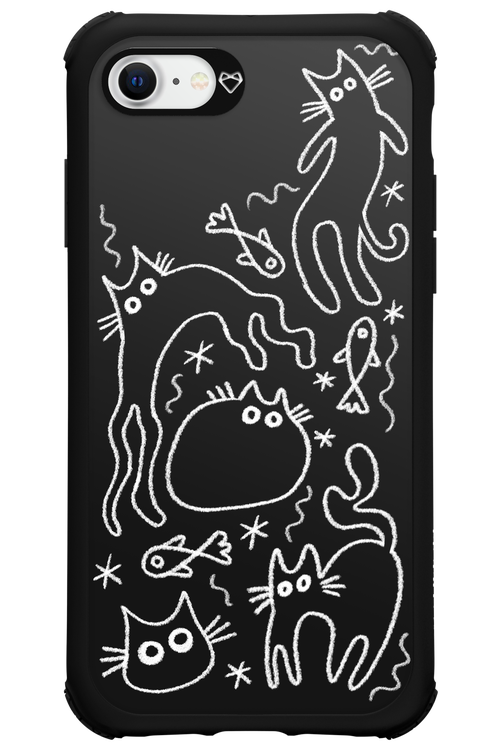 CHALK_CATS - Apple iPhone 8