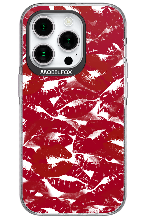 Burgundy and Kiss 2.0 - Apple iPhone 15 Pro