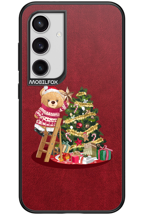Christmas Bear (Burgundy) - Samsung Galaxy S24