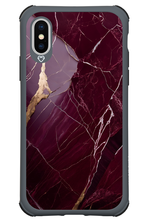 Burgundy Marble 2.0 - Apple iPhone XS