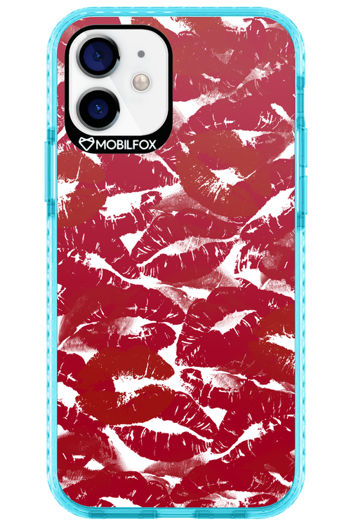 Burgundy and Kiss 2.0 - Apple iPhone 12