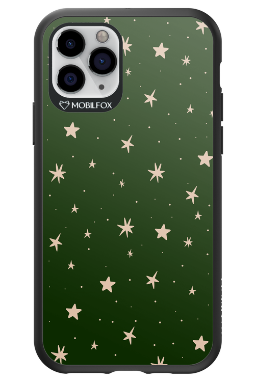 Forest Green Stars - Apple iPhone 11 Pro