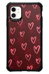 Christmas Hearts - Apple iPhone 11