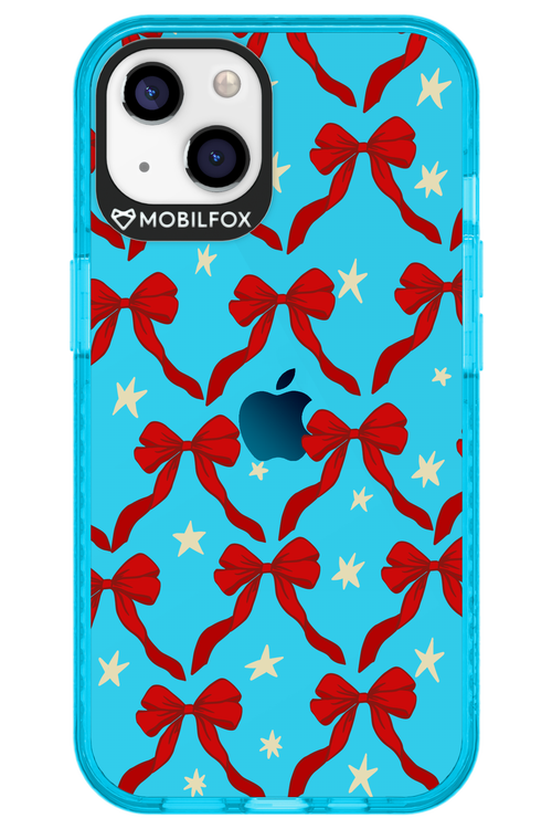 Bow & Stars (Transparent) - Apple iPhone 13
