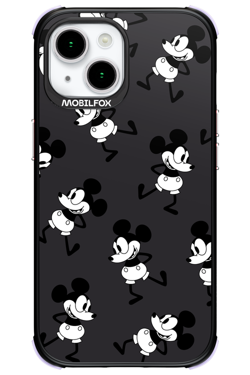 Iconic Mouse (antracite pattern) - Apple iPhone 15