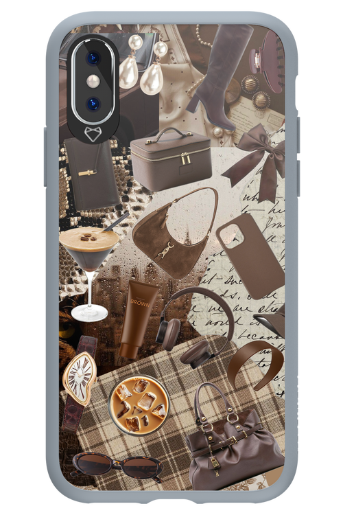 Brown Love - Apple iPhone X