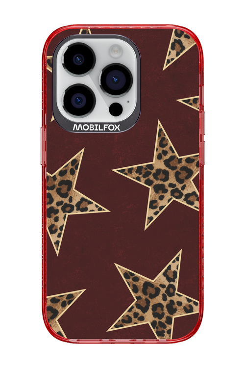 Wild Stars Burgundy - Apple iPhone 14 Pro