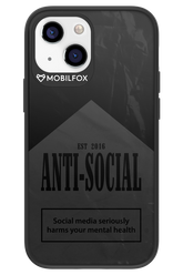 ANTI-SOCIAL (BLVCK) 2.0 - Apple iPhone 13 Mini