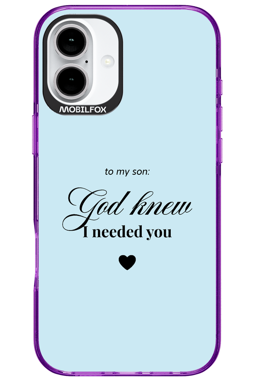 To My Son 2.0 - Apple iPhone 16 Plus