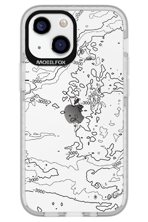 Contour Map - Apple iPhone 13 Mini