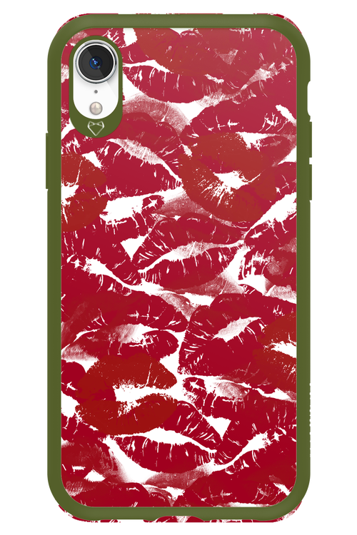 Burgundy and Kiss - Apple iPhone XR