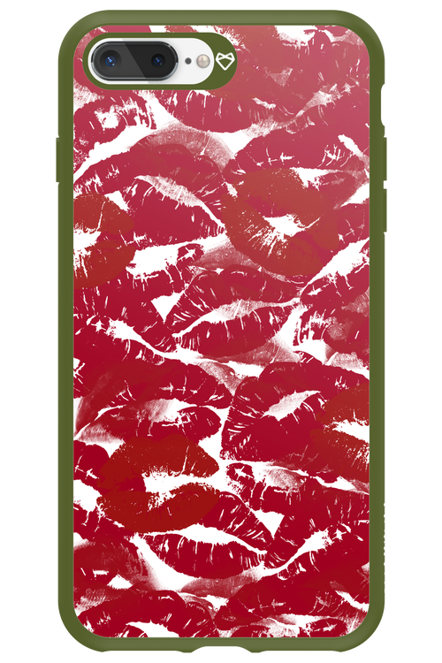 Burgundy and Kiss 2.0 - Apple iPhone 7 Plus