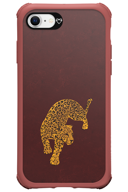 Burgundy Leopard - Apple iPhone SE 2022