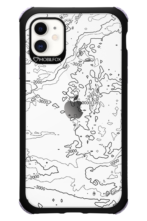 Contour Map - Apple iPhone 11