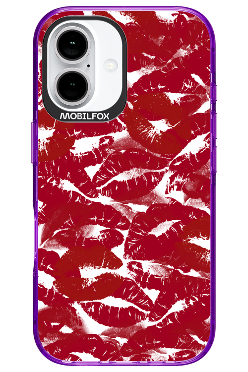 Burgundy and Kiss 2.0 - Apple iPhone 16