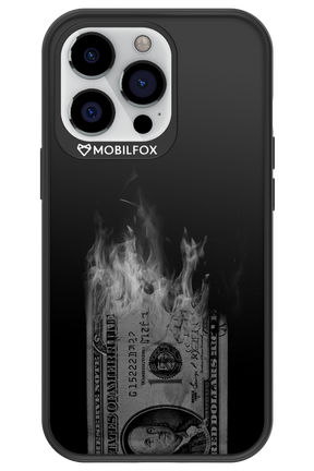 Money Burn B&W - Apple iPhone 13 Pro