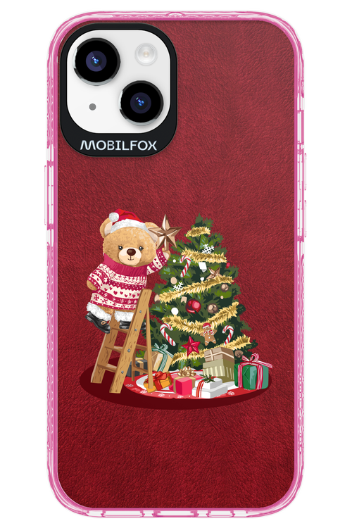 Christmas Bear (Burgundy) - Apple iPhone 14