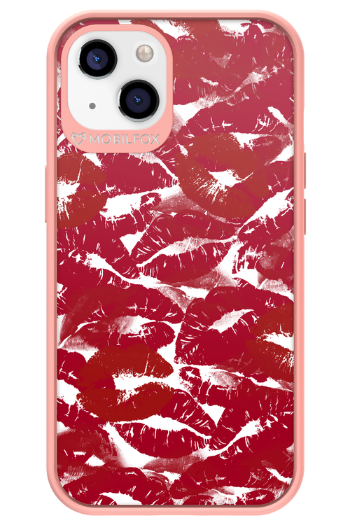 Burgundy and Kiss 2.0 - Apple iPhone 13