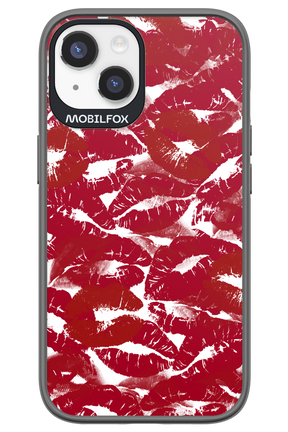 Burgundy and Kiss - Apple iPhone 14