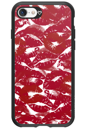 Burgundy and Kiss - Apple iPhone 8
