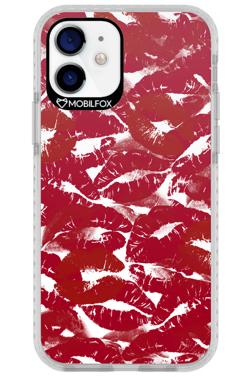 Burgundy and Kiss 2.0 - Apple iPhone 12