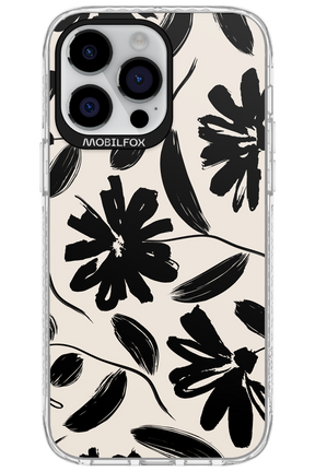 Monochrome Flowerss - Apple iPhone 14 Pro Max