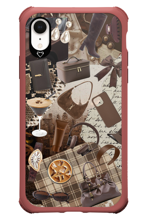 Brown Love - Apple iPhone XR