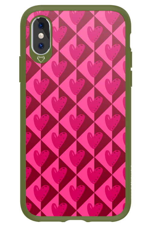 Holiday Heartss - Apple iPhone XS