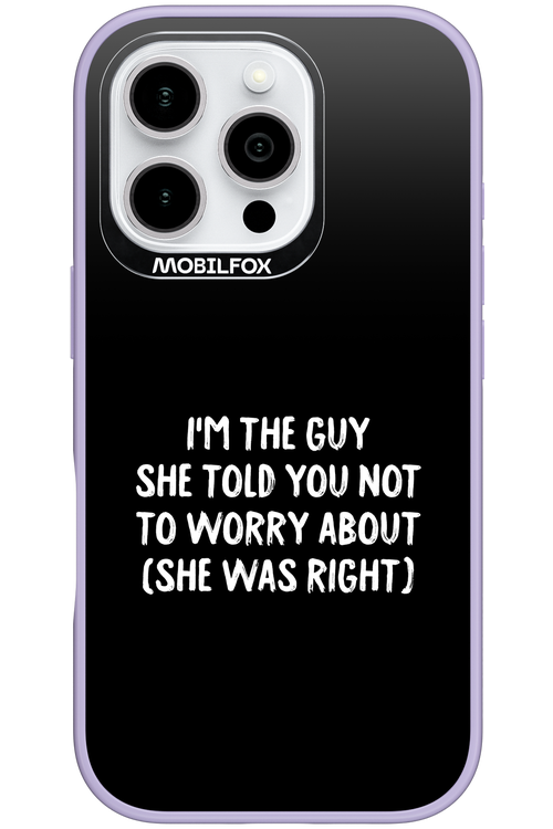 She was right 2.0 - Apple iPhone 16 Pro