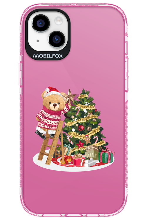 Christmas Bear (Transparent) - Apple iPhone 14 Plus