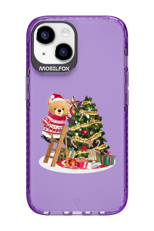 Christmas Bear (Transparent) - Apple iPhone 14