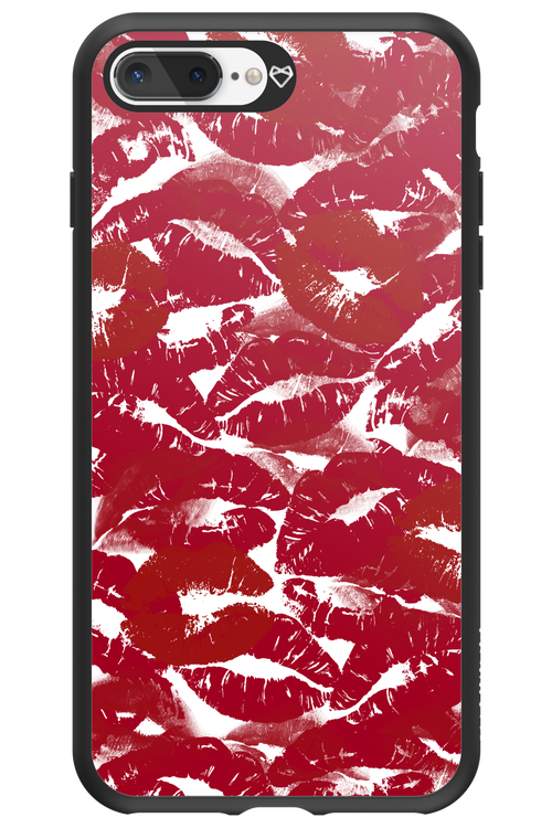 Burgundy and Kiss 2.0 - Apple iPhone 8 Plus