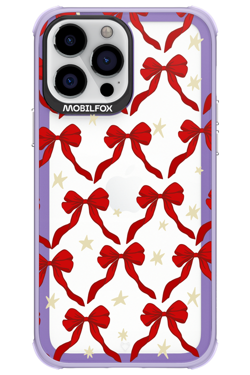Bow & Stars (Transparent) - Apple iPhone 13 Pro Max