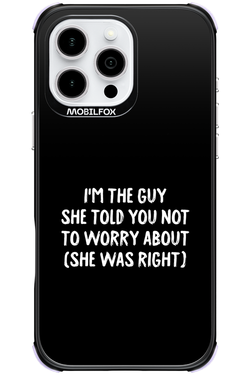 She was right 2.0 - Apple iPhone 16 Pro Max