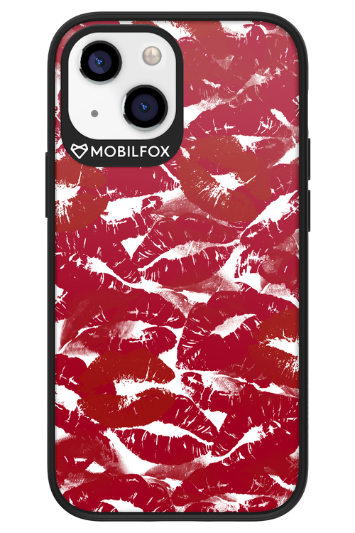 Burgundy and Kiss 2.0 - Apple iPhone 13 Mini