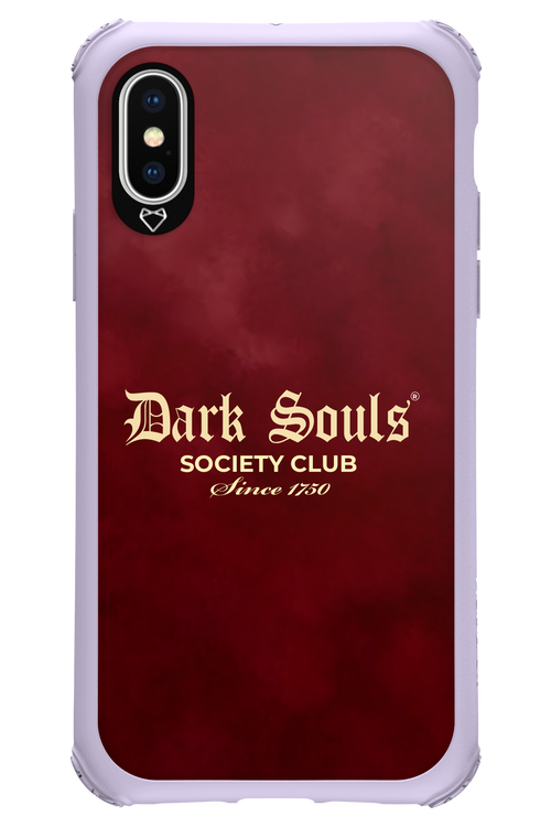 Dark Souls (Burgundy) - Apple iPhone X