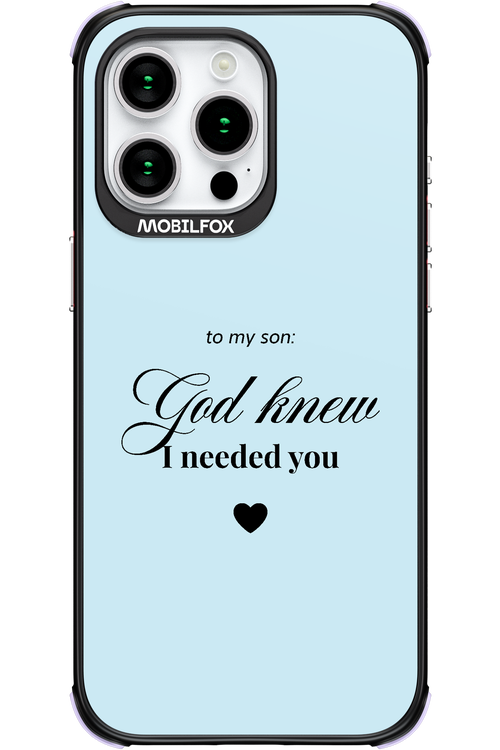 To My Son 2.0 - Apple iPhone 15 Pro Max
