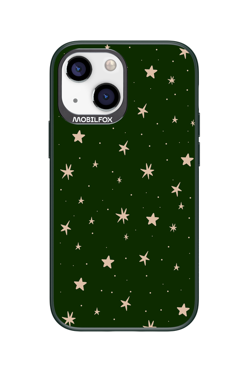 Forest Green Stars - Apple iPhone 13 Mini