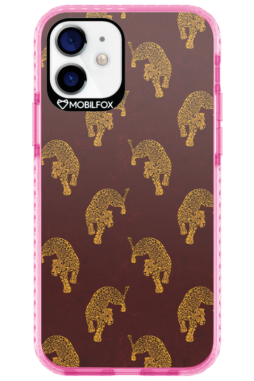 Burgundy Leopard Pattern - Apple iPhone 12