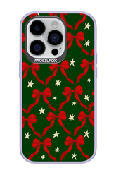 Bow & Stars (Green) - Apple iPhone 14 Pro