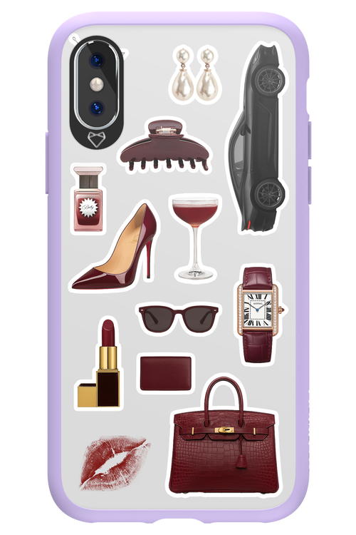 Classy Burgundy - Apple iPhone X