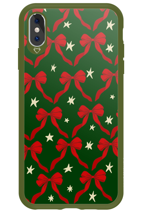Bow & Stars (Green) - Apple iPhone XS Max