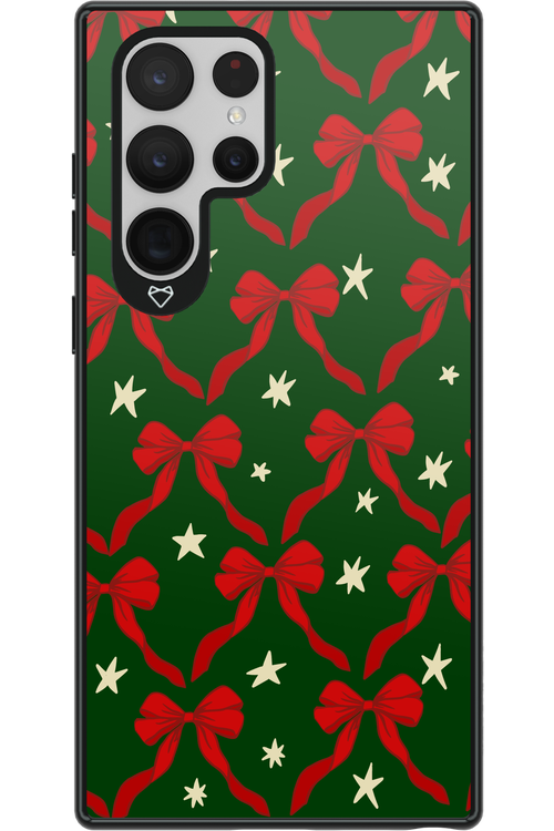 Bow & Stars (Green) - Samsung Galaxy S22 Ultra