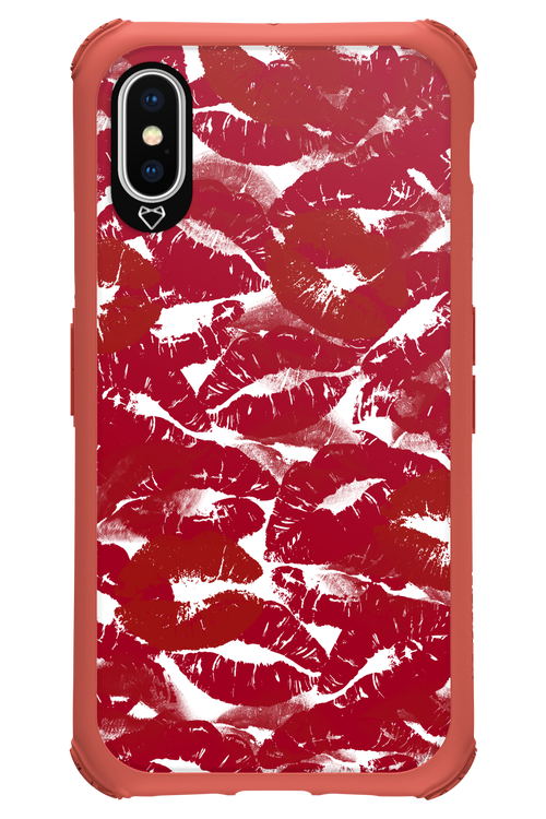Burgundy and Kiss 2.0 - Apple iPhone XS