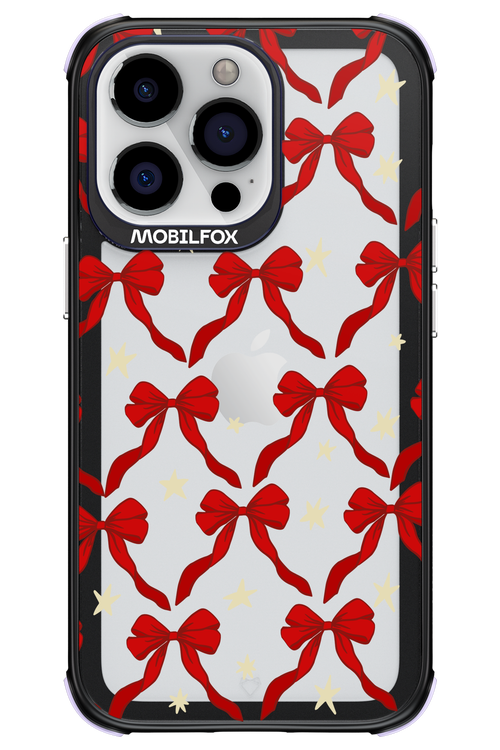 Bow & Stars (Transparent) - Apple iPhone 13 Pro