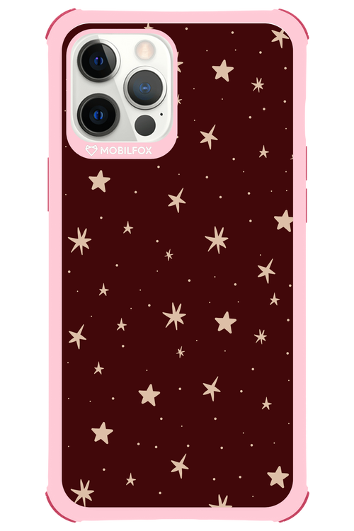 Burgundy Stars - Apple iPhone 12 Pro Max